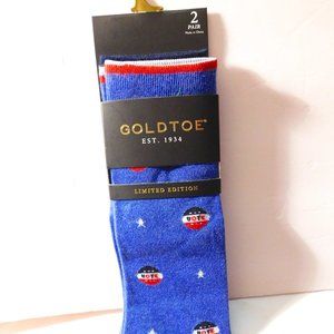 Gold Toe Limited Edition VOTE Socks NEW
